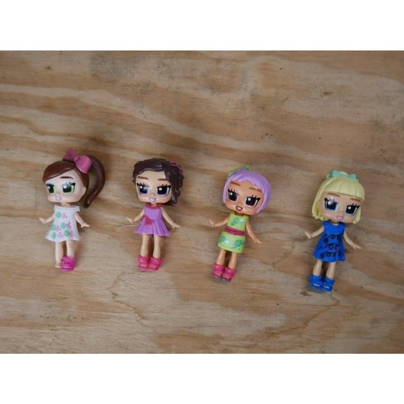 Boxy Girls Tasha, Bee, Lina and Ellie Mini Dolls, Lot of 4 - Picture 1 of 4